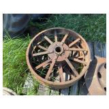 (2) Steel Front Wheels