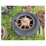 (2) Case Steel Front Wheels