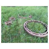 (2) Steel Wheels