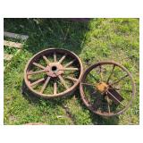 (2) Steel Wheels