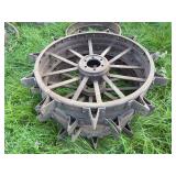 (2) Steel Wheels