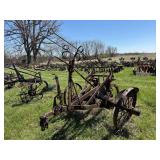 Oliver Two-Bottom Horse-Drawn Walking Plow with No. 3 Bottoms