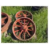 (2) Front Steel Wheels