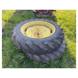 (2) John Deere Rear Wheels