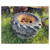 (2) John Deere Rear Wheels