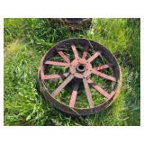 (2) Samson Tractor Front Steel Wheels