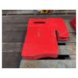 (2) International Harvester 100lbs. Small Handle Suitcase Weights