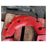 (4) Two Piece Wheel Weights For International Harvester Tractors
