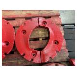 (4) International Harvester Two Piece Wheel Weight Sets