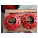 (4) International Harvester Two Piece Wheel Weights