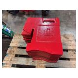 (7) International Harvester 100lbs. Small Handle Suitcase Weights