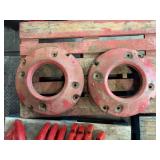 (2) International Harvester Wheel Weights
