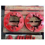 (4) International Harvester Half Wheel Weights