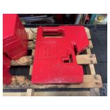 (2) International Harvester 100lbs. Large Handle Suitcase Weights