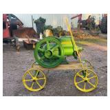 John Deere 1 1/2 Horse Hit and Miss Engine with Cart