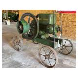 John Deere Model E 6 Horse Hit and Miss Engine and Cart