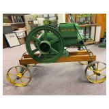 John Deere 3 Horse Hit and Miss Engine with Cart