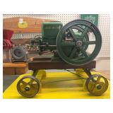 1/2 Scale John Deere Model E Horse Hit and Miss Engine and Arcade Burr Mill