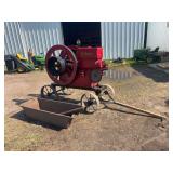 Economy 7 Horse Hit and Miss Engine, Cart, and Original Base