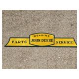 John Deere Double Sided Wood Parts and Service Display Topper