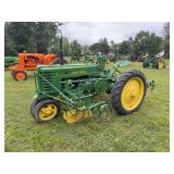 John Deere Model H with Mounted Cultivator