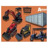 July Mini Excavator, Skid Steer, Attachments and More Auction
