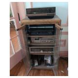 Audio Component System with Dual 721 Turntable, Luxman R-1120 Receiver, Marantz SD321 Cassette Deck, and Magnavox CDB482 CD Player
