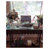 Assorted Decorative Glassware and Home Decor Collection