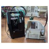 DeVilbiss 525DS Oxygen Concentrator and Invacare HomeFill II Compressor with Cylinder