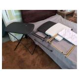 Collection of Three Folding TV Tray Tables