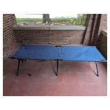 Portable Folding Camping Cot with Metal Frame