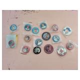 Collection of Assorted Professional Sports Pinback Buttons