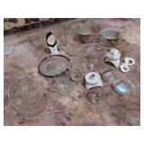 Assorted Glassware, Ceramic Bowls, and Decorative Items Lot