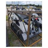 ZJG Mini Skid Steer Loader ZJ-380 (White) - 15HP