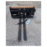 Wolverine Skid Steer Pallet Fork Hydraulic Adjustable PFA-11-3300G