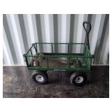 Gorilla Carts Steel Utility Cart Model GOR400 with Hand Saws