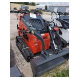ZJG Mini Skid Steer Loader ZJ-380 (RED) - 15HP