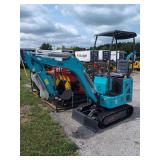 ZJG Mini Excavator ZJ-12 (Blue)