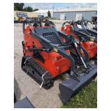 ZJG Mini Skid Steer Loader ZJ-380 (RED) - 15HP