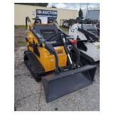 ZJG Mini Skid Steer Loader ZJ-380 (Yellow) - 15HP