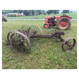 Engine Cart and Steel Wheels with Axle