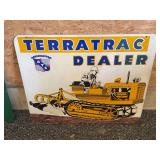 Terratrac Dealer Double Sided Metal Sign