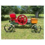 Waterloo Boy 8 Horse Hit and Miss Engine and Cart
