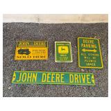 (4) John Deere Signs