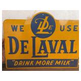De Laval Drink More Milk Single Sided Sign.