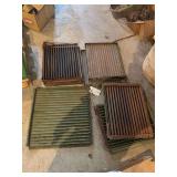 (5) John Deere Radiator Screen