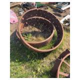 (2) John Deere 42” Cut Off Wheels