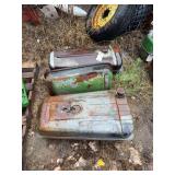 (3) John Deere Two Cylinder Fuel Tanks