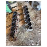 (2) John Deere Heads and Axle Parts