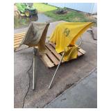 (2) John Deere Umbrellas